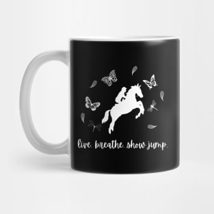 Live, Breathe, Show Jump Mug